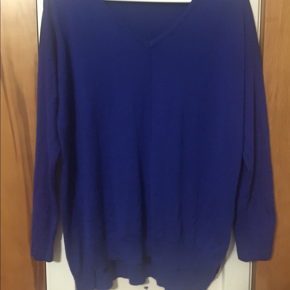 Royal blue sweater